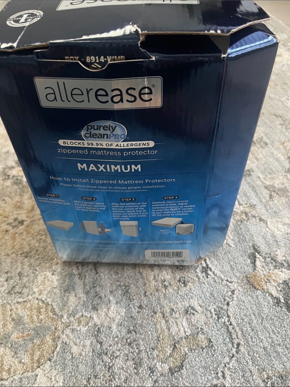 Maximum Waterproof Mattress Protector - White - Picture 2 of 3